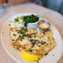 Boccaccio’s Restaurant signature dishes Sand DabsVeal PiccataLobster Thermidor